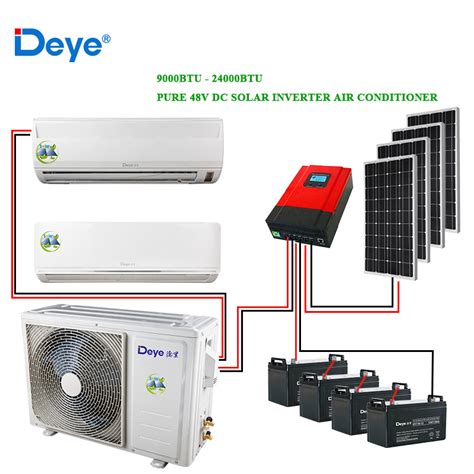 Green Energy Coolingheating Dc48v Off Grid Solar Air Conditioner