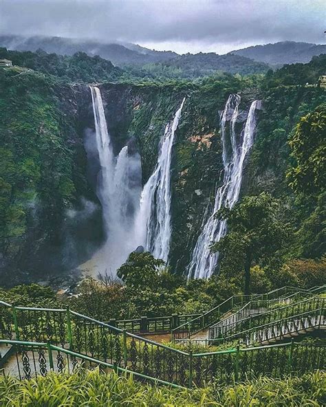 Jog Falls Karnataka India The Second Highest Plunge Waterfall Of