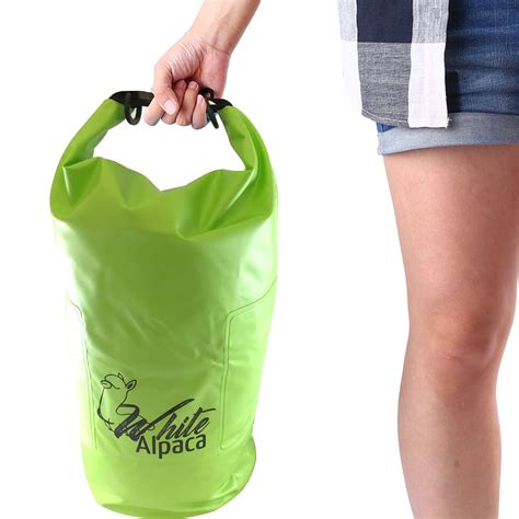 20L Waterproof All-Weather Beach Bag Dry Bag | White Alpaca