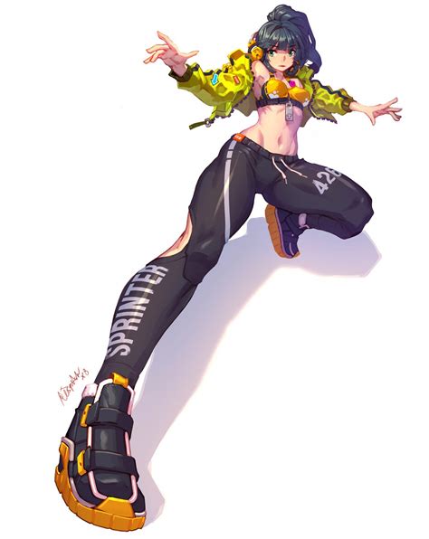 With super evolving characters this anime will always keep you craving for more. ArtStation - Sprinter, Donghyun Shin(MAR10) #animeart ...