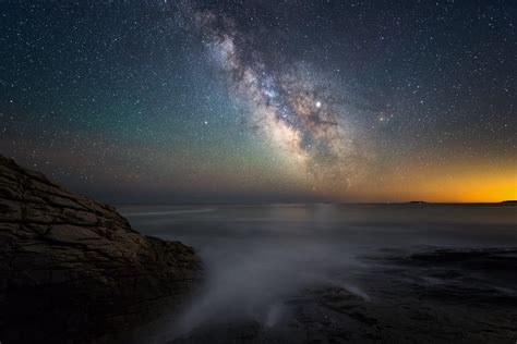 Milky Way Over The Maine Coast Rsonyalpha