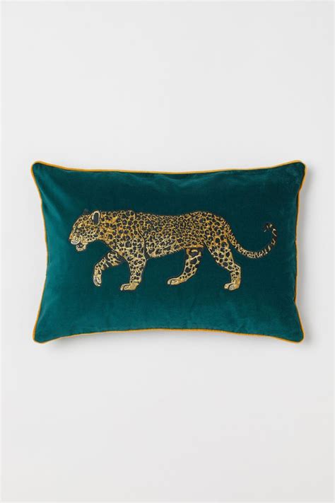 Leopard is a fun way to decorate, but what about linens? PDP in 2020 | Velvet cushions, Cushion cover, Leopard ...