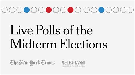 Polling The 2018 Midterm Elections In Real Time The New York Times