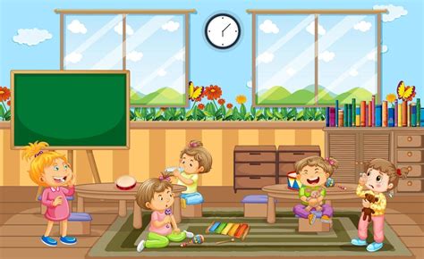 Children Learning Background Vector Art Icons And Graphics For Free