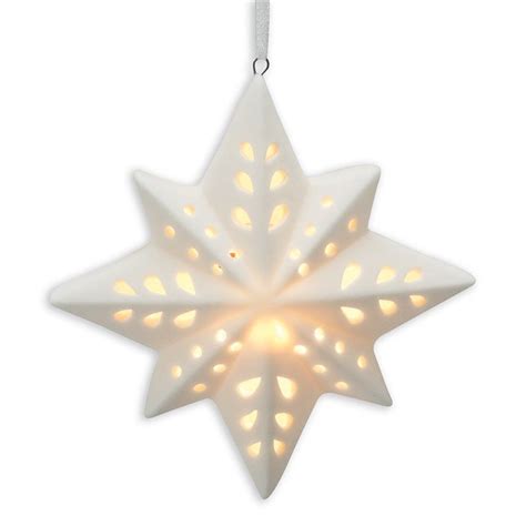 Bethlehem Lighted Star Ornament Elegant Christmas