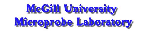 Mcgill University Microprobe Lab