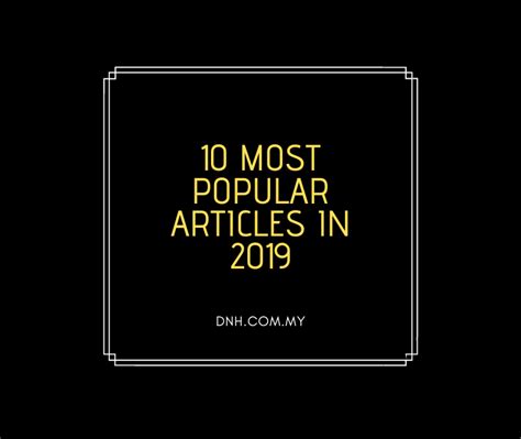 10 Most Popular Articles In 2019 Donovan And Ho