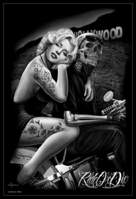Marilyn Monroe Hollywood Tattoo Laminated And Framed Poster 24 X 36