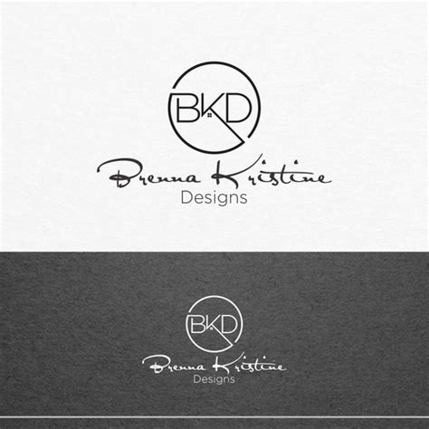 Elegant Interior Design Logo For Brenna Kristine Designs Logo Design