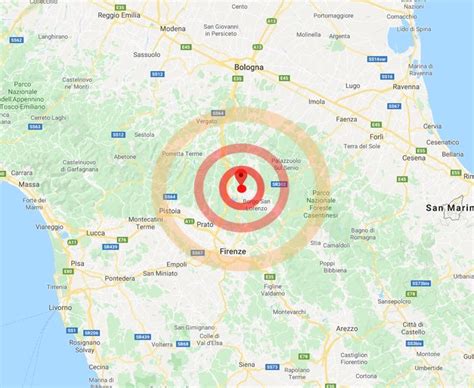 Torna a tremare la Toscana: scossa magnitudo 3 poco fa a Barberino di