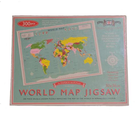 World Map Jigsaw 300 Piece Jigsaw Puzzle