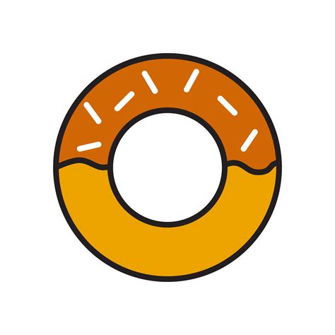 yummy donuts with caramel icon 28274782 png
