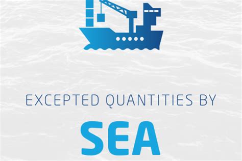 Dangerous Goods Awareness Excepted Quantities By Sea E Learning