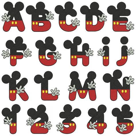 Alphabet Mickey Mouse