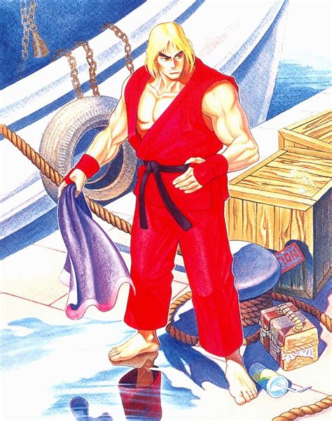 Ken Street Fighter Ii World Champion Illustrations