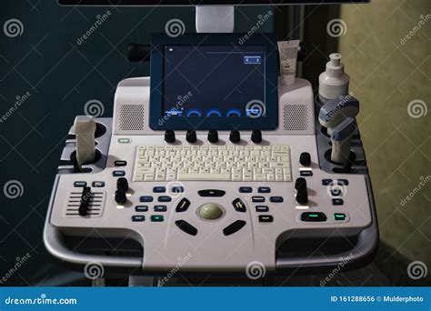 Modern Ultrasound Machine In Clinic Laboratory Of Sonography