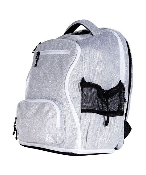 Opalescent Diamondnet Rebel Dream Bag With White Zipper Shop Rebel Cheer