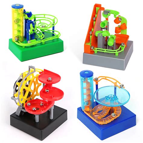 Electronic Marble Run Musical Toy With Light Desktop Game For Kid Small