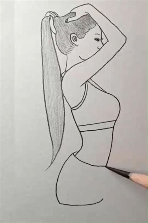 Easy Girl Drawing Things To Draw When Bored Video Drawings Art