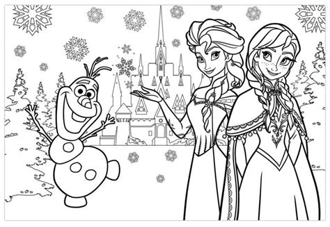 One night while making a snowman, anna tries jumping here is a free frozen printable coloring pages of elsa's ice palace. Printable Frozen Coloring Pages Ideas for Kids Activities ...