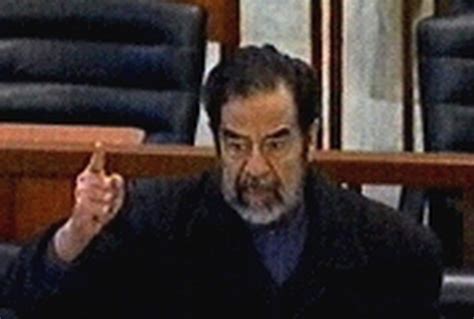 Saddam Hussein Returns To Baghdad Court