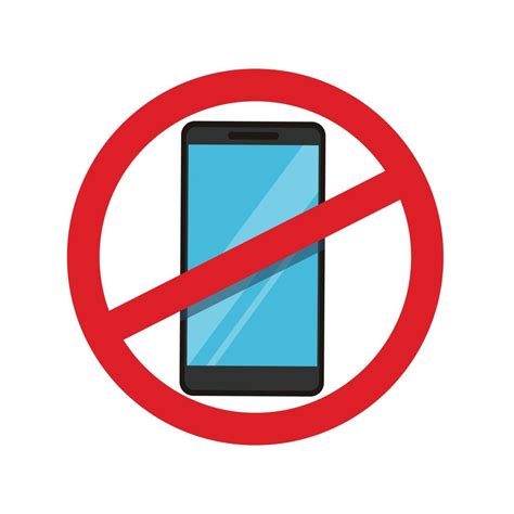 Phone Ban Sign Prohibition Icon Vector Illustration 14030142 Vector