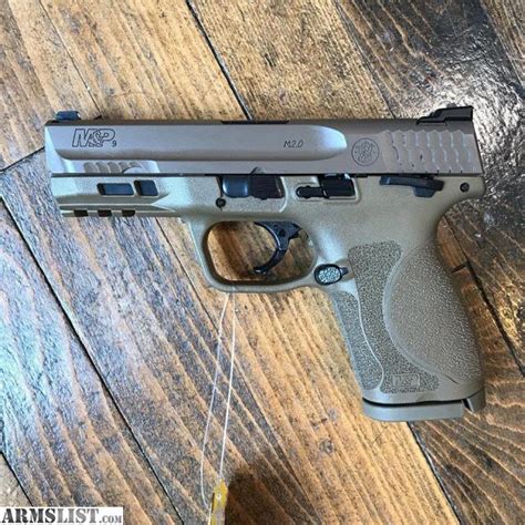 ARMSLIST For Sale NEW S W SMITH WESSON M P 2 0 COMPACT FDE 9MM PISTOL