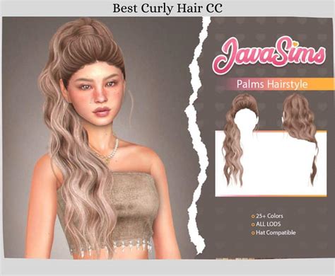 21 Latest Sims 4 Curly Hair Cc Curls Waves And Voluminous Hairstyles