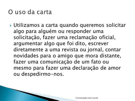 Exemplo De Carta Formal Em Portugues Vários Exemplos