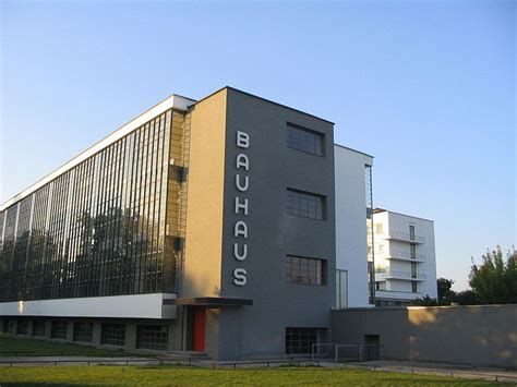 Las Grandes Obras De Arte 124edificio Bauhaus 1919 De Walter Gropius