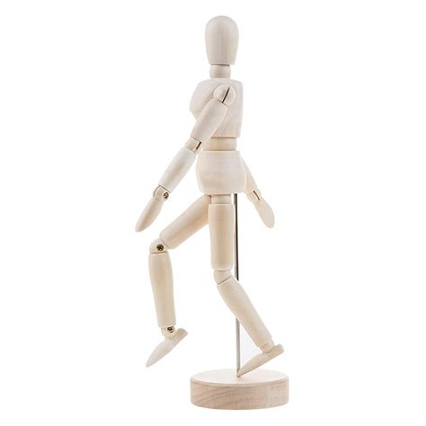 Buy Wooden Mannequin 8 Inch Flexible Movable Wooden Manikin