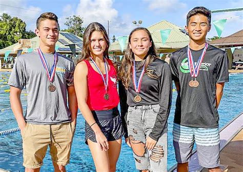 Four Kif Swimmers Make Podium At State Swim The Garden Island