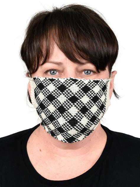 Check spelling or type a new query. Plaid Sweater Knit Face Mask - Daiseye