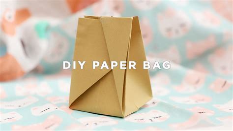 How To Make Paper Lunch Bags Youtube