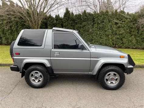 1992 Daihatsu Rocky SUV Grey 4WD Manual SX Classic Daihatsu Rocky