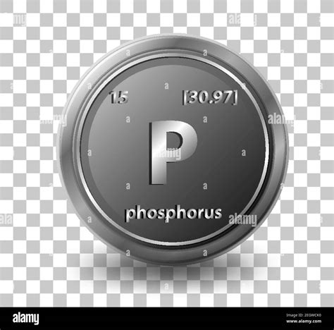 Phosphorus Chemical Element Chemical Symbol With Atomic Number And