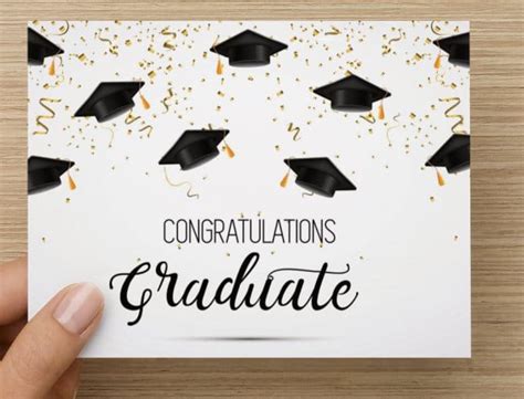 Congratulations Graduate Graduation Greeting Card Paper Paper And Party