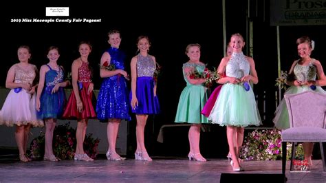 2019 Macoupin Pageant Queens Announcements Youtube