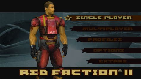 Red Faction Ii Title Screen Ps Ps Youtube