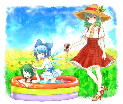 Cirno Kazami Yuuka Mystia Lorelei Wriggle Nightbug And Mystia