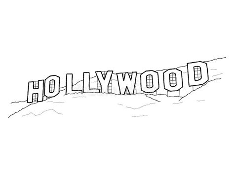 Hollywood Sign Stock Illustrations 17952 Hollywood Sign Stock