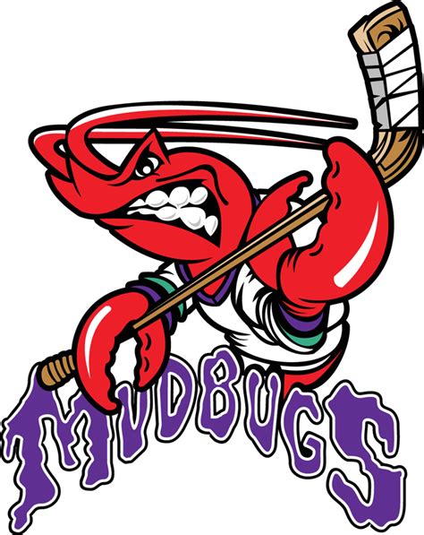Shreveport Mudbugs Primary Logo North American Hockey League Nahl
