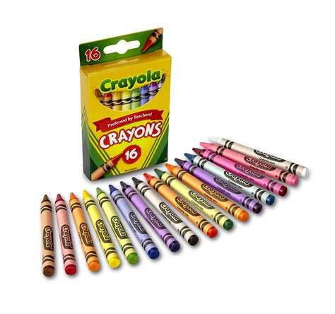 Crayola Classic Crayons School Supplies 16 Count