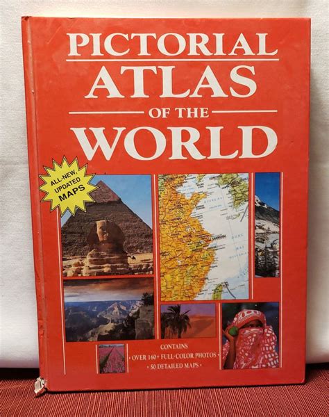 Vintage 1993 Pictorial Atlas Of The World Hardback Book World Etsy In