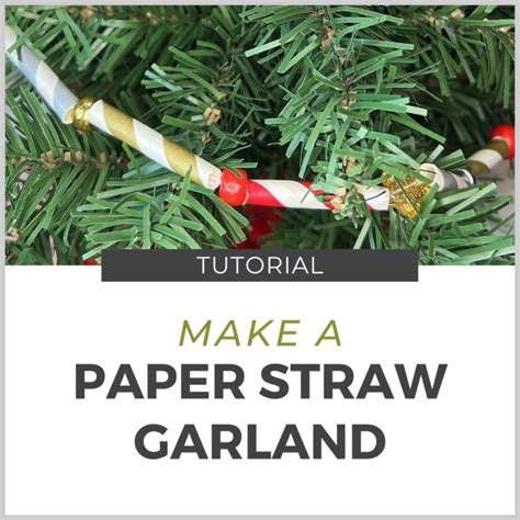 Easy Paper Straw Garland Craft Kids Will Love Happy Strong Home