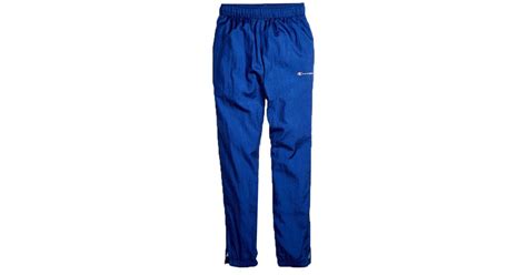 Champion Synthetic Life® Nylon Warm Up Pants In Blue For Men Lyst