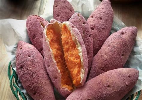 Resep Korean Sweet Potato Mochi Bread Roti Ubi Korea Oleh Nana Hanif