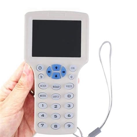 English RFID Reader Writer Copier Duplicator 125KHz 13 56MHz IC ID 10