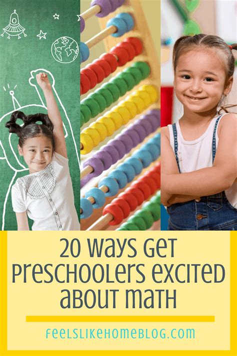20 Ways To Get Preschoolers Excited About Math The Best Games