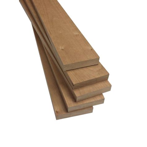 12 In X 4 In X 4 Ft Weathered Hardwood Board 8 Piece 27862 The